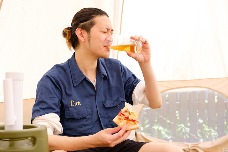 ビールの縁側