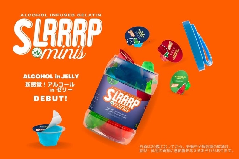 USA発！新感覚のアルコールinゼリー「SLRRRP」が日本初上陸