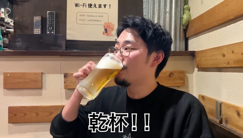 【居酒屋レポ動画】11杯のめば0円になる！？飲めば飲むほど安い！高田馬場「やきとん座豚」に行ってきた