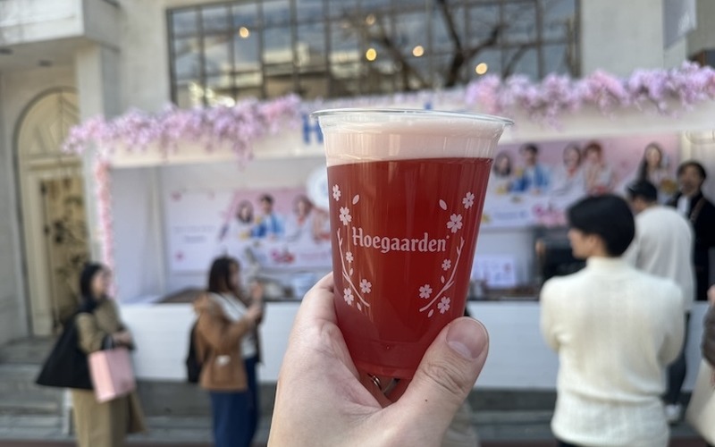 【“花見の聖地”で最高のビールが楽しめる！？】「ヒューガルデン とっておきの桜体験」キャンペーンの様子をレポート 画像