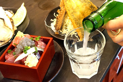 日本酒ファン必見の銘酒と鮮魚の立ち飲み店、秋葉原「アキバの酒場」に行ってきた！ 画像