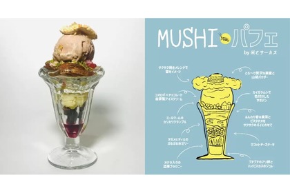 【衝撃...昆虫を使った“MUSHIパフェ”って...なに！？】昆虫×ジビエ居酒屋「米とサーカス」で展開 画像