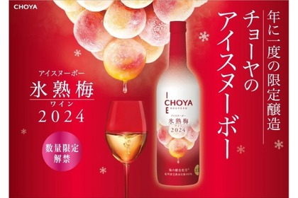 【梅のアイスワインとか...めちゃめちゃ旨そう】「CHOYA ICE NOUVEAU 氷熟梅ワイン2024」新発売 画像