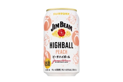 【これは美味い！！甘すぎないピーチ味のハイボール】期間限定新発売！「ジムビーム ハイボール缶〈ピーチハイボール〉」登場 画像