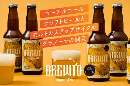 【アルコール度数0.5%なのにしっかりクラフトビール！】ローアルコール「BREWTO」登場 画像