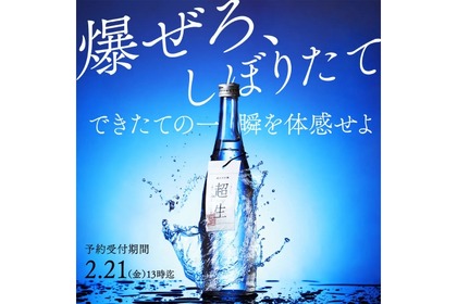 【搾りたて生酒を即瓶詰め！極限のフレッシュ日本酒】12時間以内に出荷！できた瞬間を味わう「超生」販売 画像